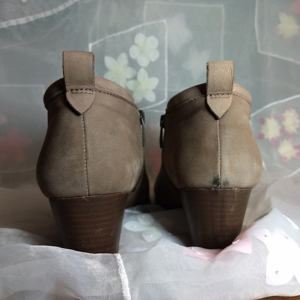 Franco Sarto Tan Ankle Booties - Picture 6 of 11
